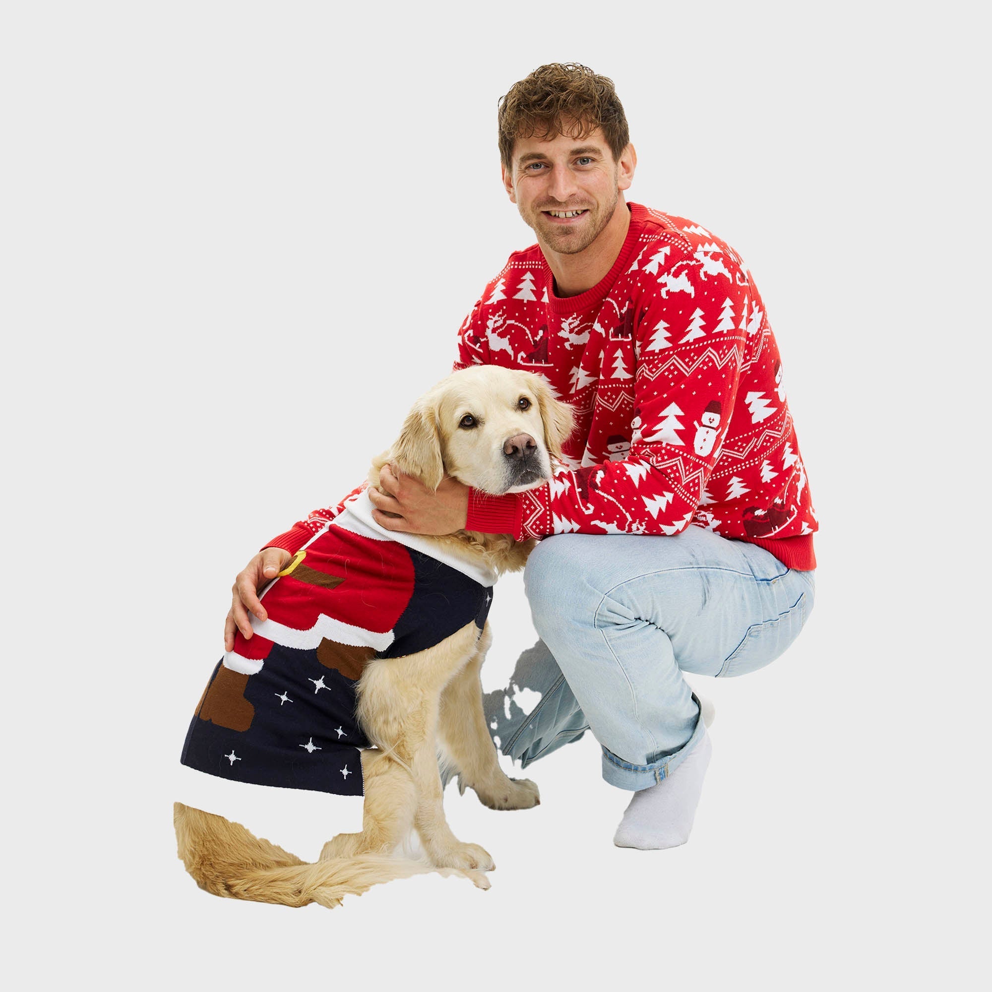 Little helper Hunde-Weihnachtspullover